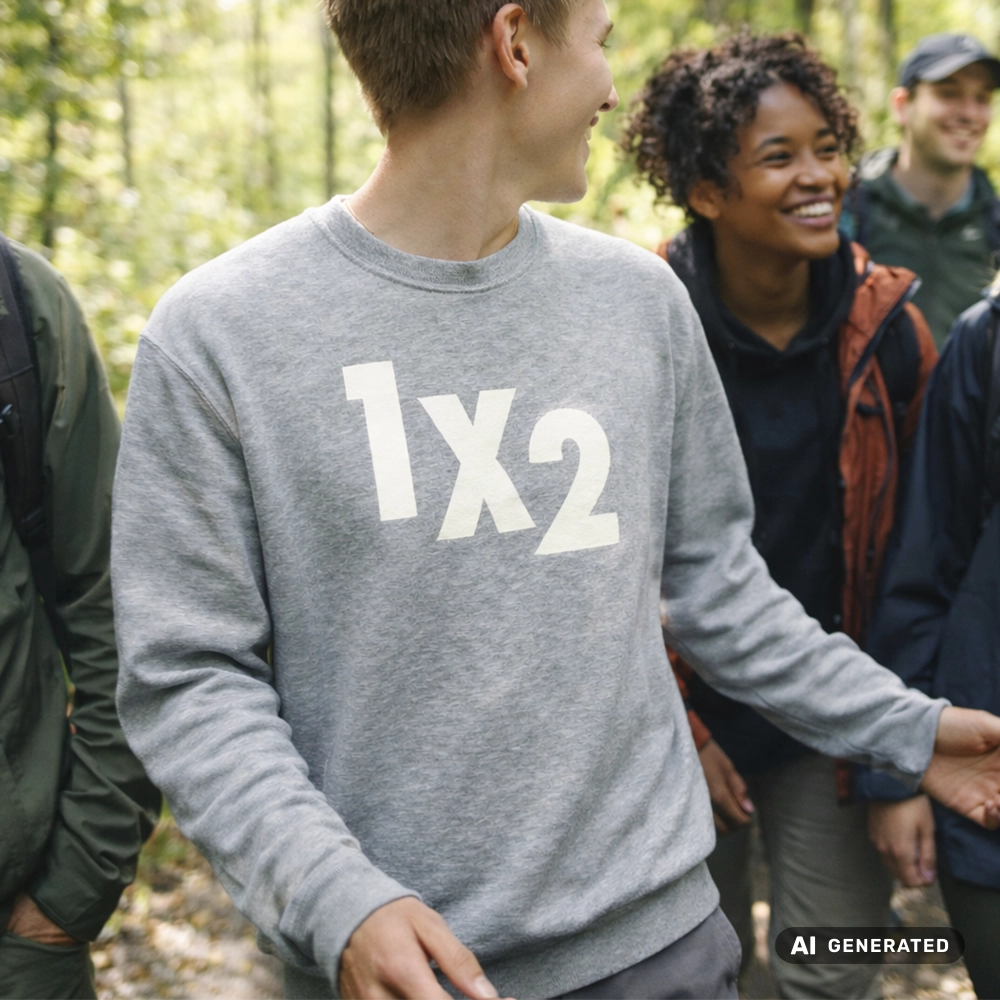 1X2 Sweatshirt Grå